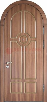 Арочная дверь с отделкой массивом ДА-35 в Сочи