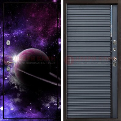 Металлическая дверь с фотопечатью Сатурна ДФ-20 в Сочи
