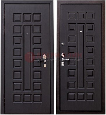 Крепкая металлическая дверь с МДФ ДМ-118 в Сочи