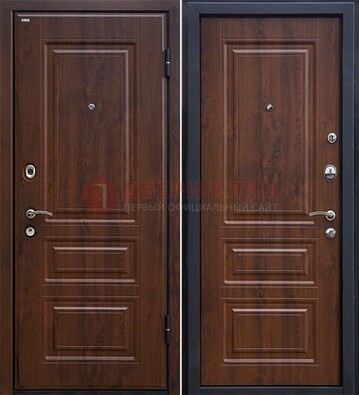 Темная металлическая дверь с МДФ ДМ-140 в Сочи