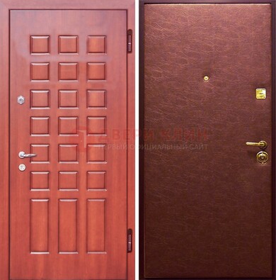 Входная дверь с МДФ и винилискожей ДМ-178 для офиса в Сочи