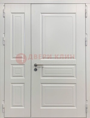 Полуторная светлая металлическая дверь с МДФ ДМ-336 в Сочи