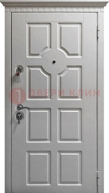 Белая дверь с МДФ ДМ-524 в Сочи