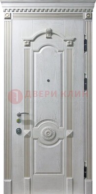 Белая дверь с МДФ ДМ-525 в Сочи