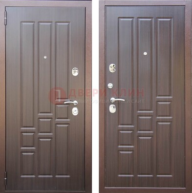 Теплая металлическая дверь с МДФ с двух сторон ДМ-80 в Сочи