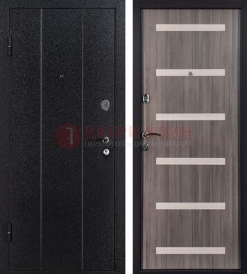 Черная стальная дверь с порошковым окрасом ДП-199 в Сочи