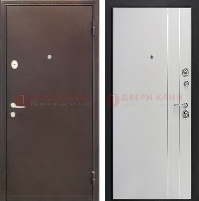 Входная дверь с порошковым покрытием с МДФ с молдингами ДП-232 в Сочи