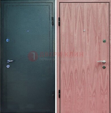 Черная входная дверь с порошковым покрытием ДП-32 в Сочи
