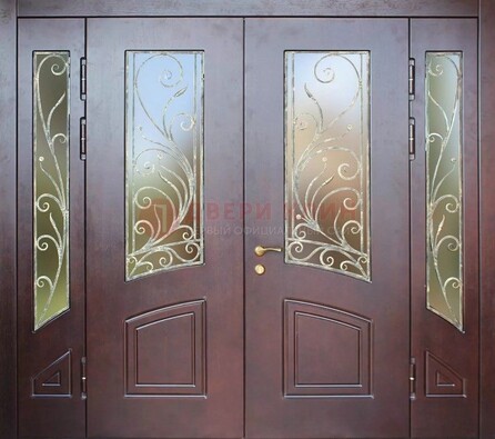 Парадная дверь ДПР-58 с остеклением в Сочи