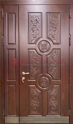 Парадная металлическая дверь с узором ДПР-74 в Сочи
