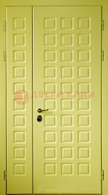 Салатовая тамбурная дверь ДТМ-28 в Сочи