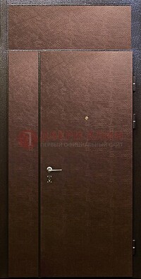Тамбурная дверь с верхней фрамугой с винилискожей ДТМ-7 в Сочи