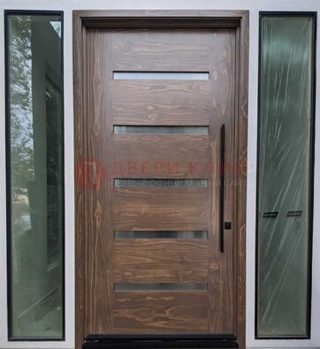 Железная дверь с виноритом и фрамугами ДВТ-189 в Сочи