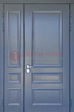 Темно-серая железная дверь с виноритом ДВТ-242 в Сочи