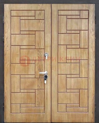 Светло-коричневая стальная дверь с виноритом ДВТ-245 в Сочи