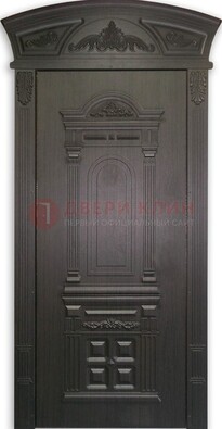 Черная стальная дверь с виноритом ДВТ-31 в Сочи