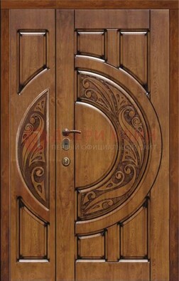 Коричневая входная дверь с виноритом ДВТ-5 в Сочи