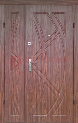 Железная тамбурная полуторная дверь с МДФ ПЛ-7 в Сочи